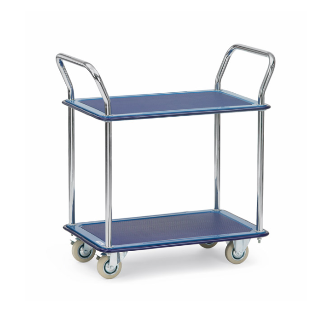 Ganzstahlwagen Tischwagen mit 2 Böden