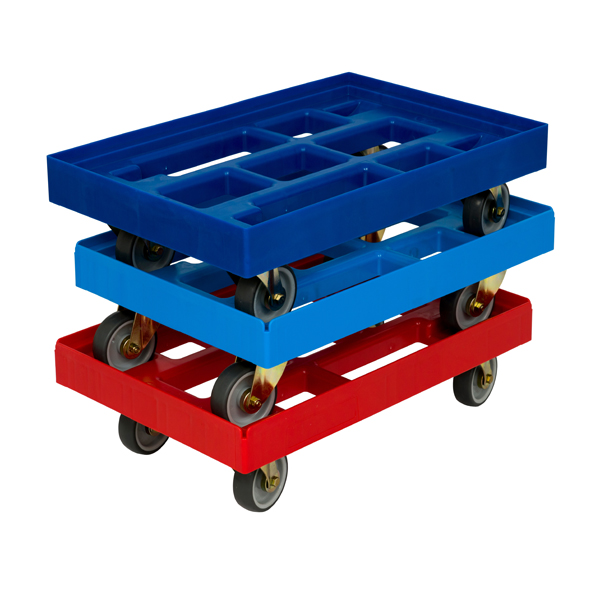 Lichtblauer Transportroller aus HDPE