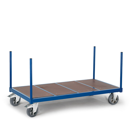 Plattformwagen - Rungenwagen mit Holzboden (1600x800mm)