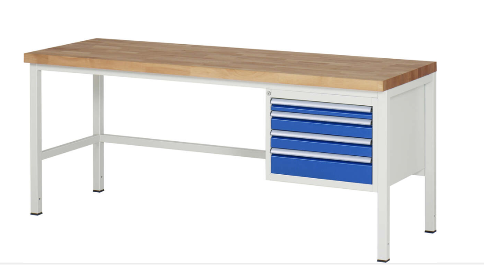 Werkbank 8000 mit 4 Schubladen