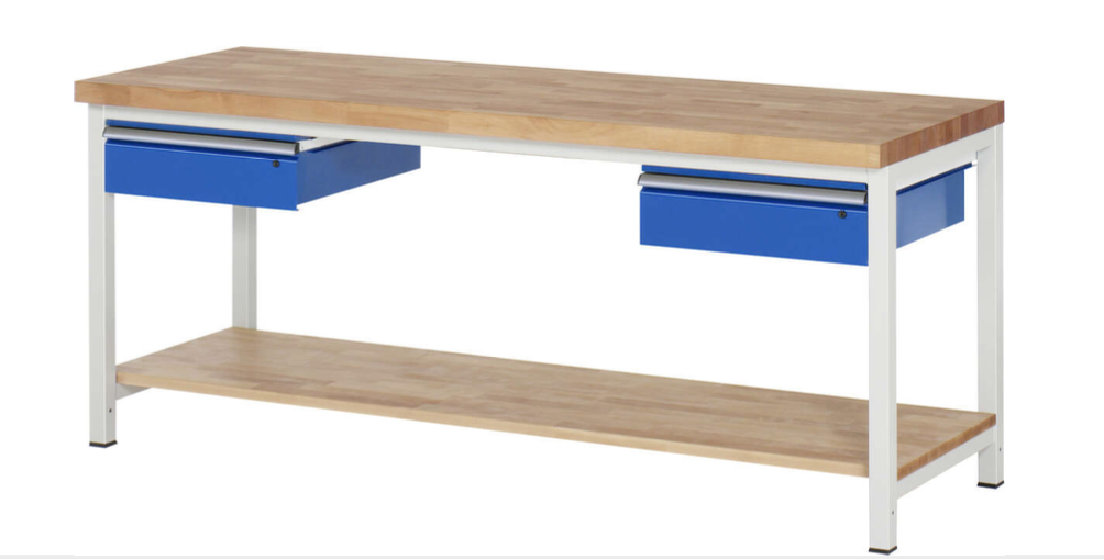 Werkbank 8000 mit 2 Schubladen