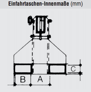 Teleskoplader, höhenverstellbar, Traglast 5000 kg, verzinkt