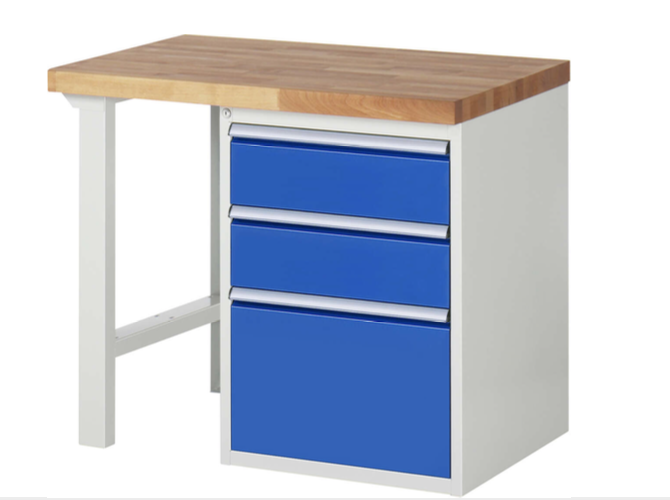 Werkbank 7000 mit 3 Schubladen