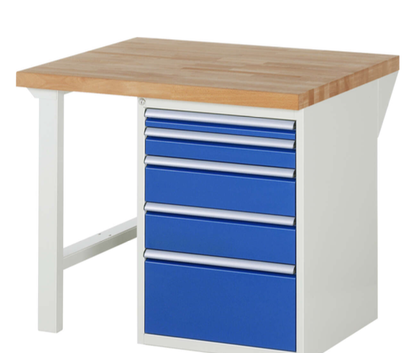 Werkbank 7000 mit 5 Schubladen