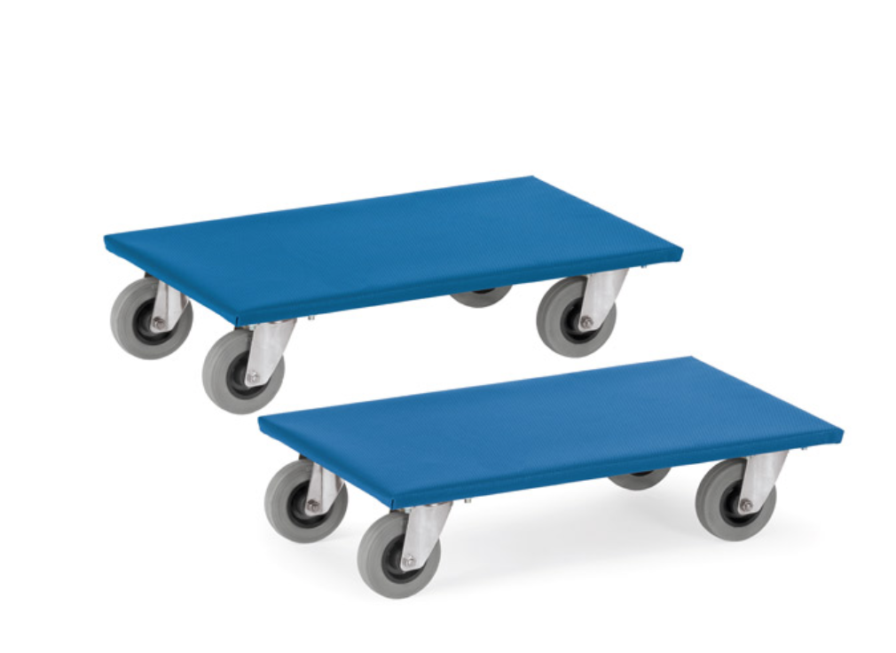 Möbelroller 250 kg Tragkraft, Vollgummibereifung Verpackungseinheit = 2 Stück.