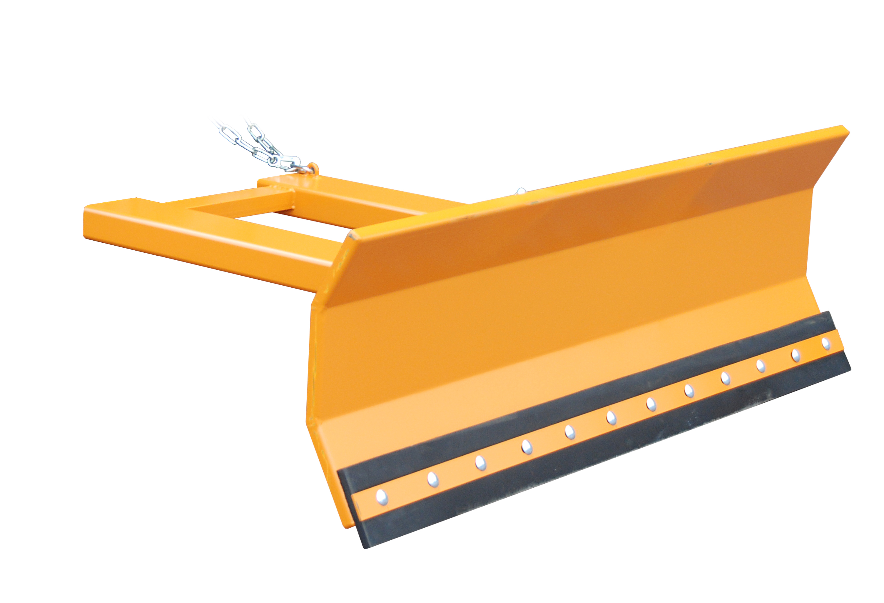 Bauer Schneeschieber Typ SCH-L mit Gummischürfleiste, Schildbreite 1800 mm, lackiert