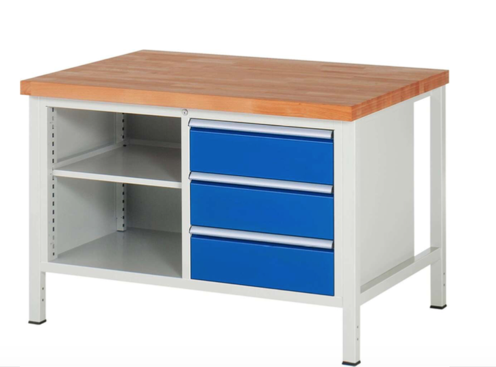 Werkbank 8000 mit 3 Schubladen