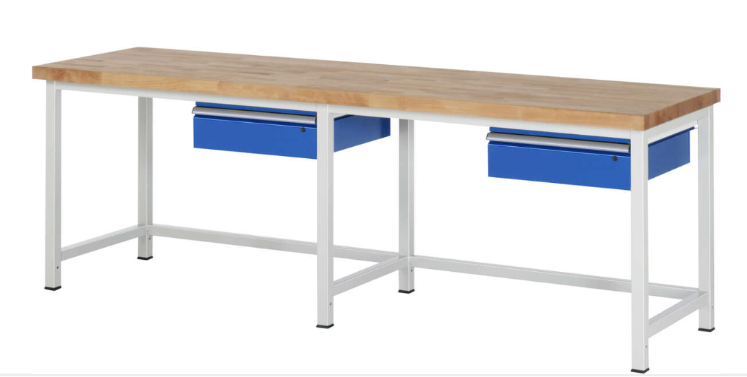 Werkbank 8000 mit 2 Schubladen