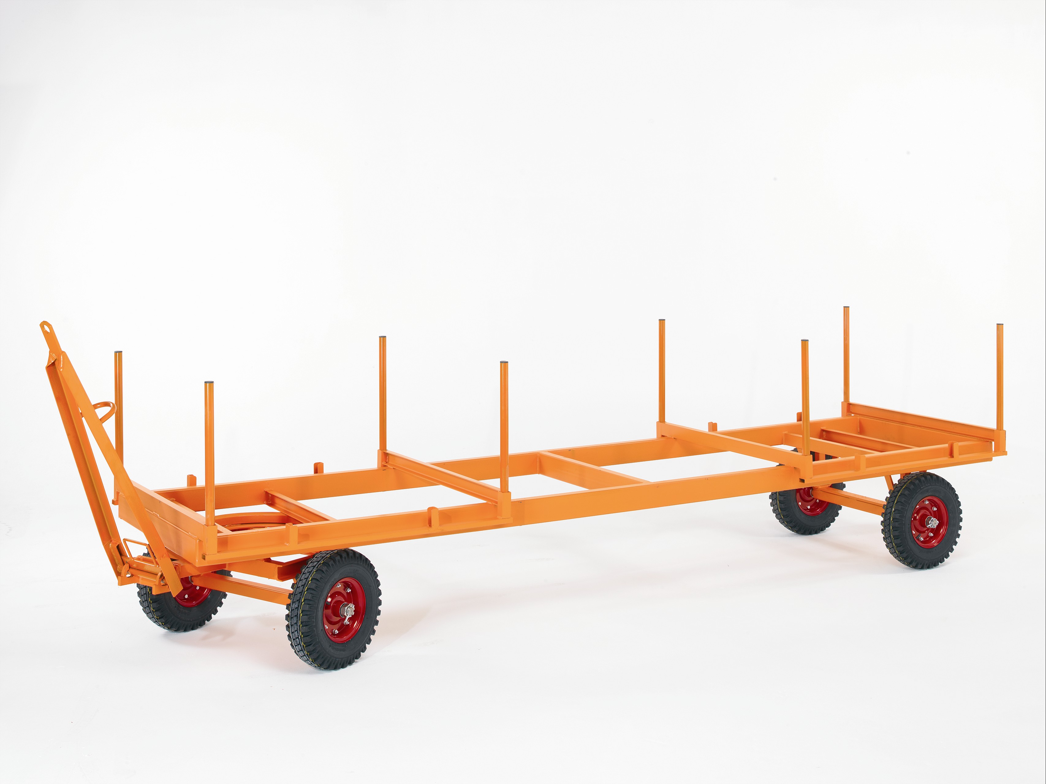 Langmaterialanhänger 1-Achs-Drehschemel-Lenkung (5000x1250 mm), 5 t, Vollg.