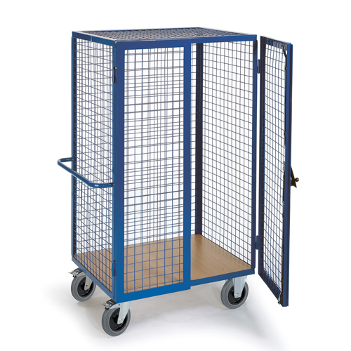 Schrankwagen mit Basquille-Verschluss