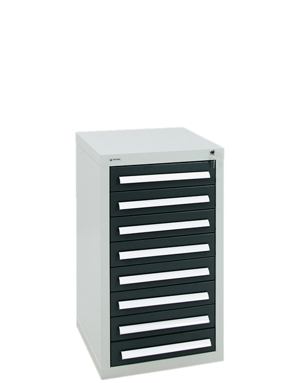 Schubladenschrank Serie T-100/35-1, 8 Schubladen (8x100 mm)
