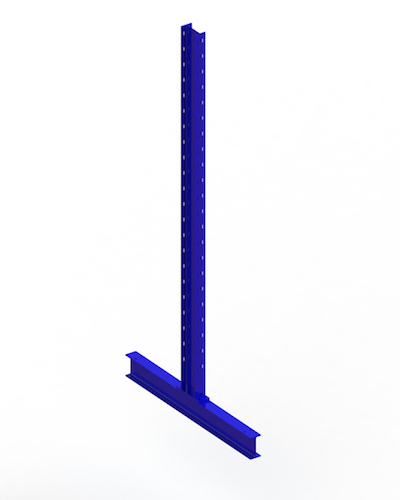 META MULTISTRONG Medium Ständer IPE 140 für Kragarmregal, 2500x500 mm, doppelseitig