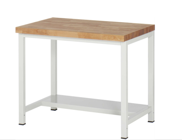 Werkbank 8000  mit Stahlblech-Ablageboden Breite 1000mm