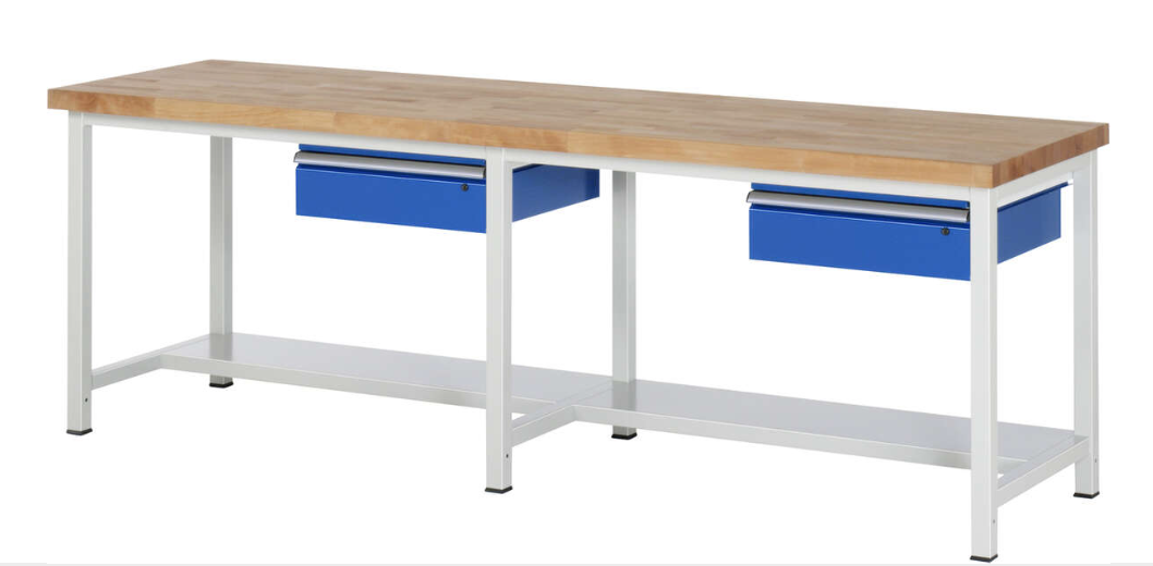 Werkbank 8000 mit 2 Schubladen