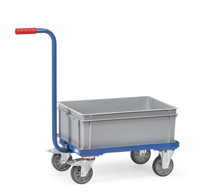 Griffroller mit Kasten mit offenem Rahmen und Kunststoffkasten