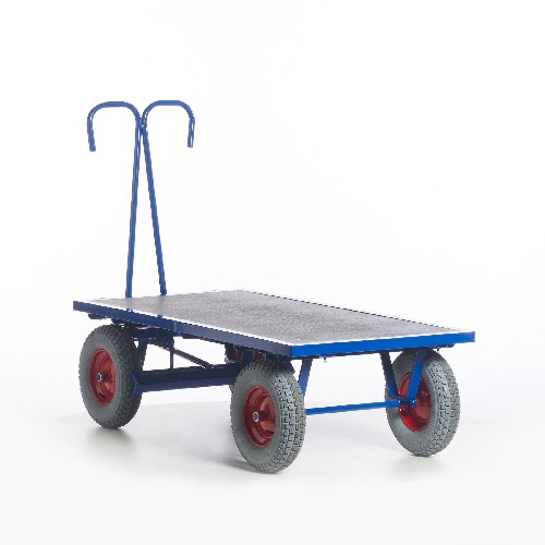 Handpritschenwagen (1200x800mm), 1000kg Tragkraft (Vollgummi)