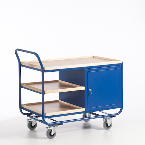 Montagewagen mit Stahlschrank