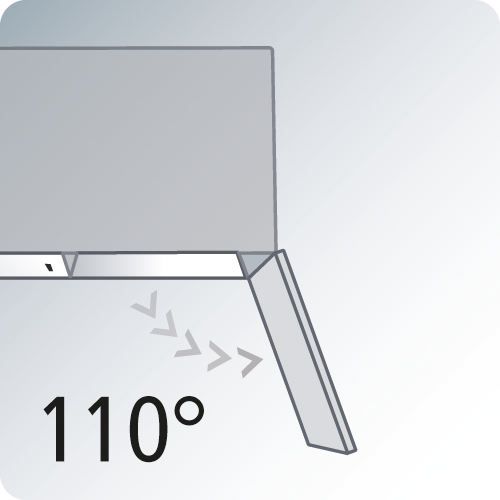 Büroschrank mit Flügeltüren, 4 Böden (930x500 mm BxT)