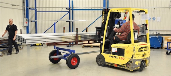 Transportwagen für Langgut, 3500 kg Tragkraft Transportwagen für Langgut, 3500 kg Tragkraft