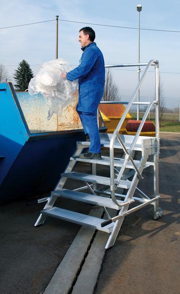 Stirnseitiges Geländer 600 mm breit