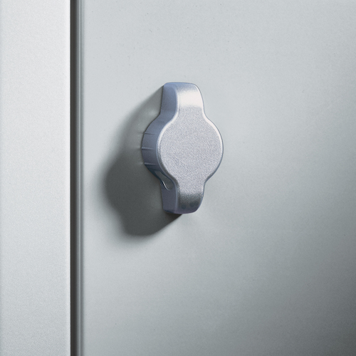 Garderobenschrank Classic auf Füßen, 2 Abteile, Front 3003 Rubinrot