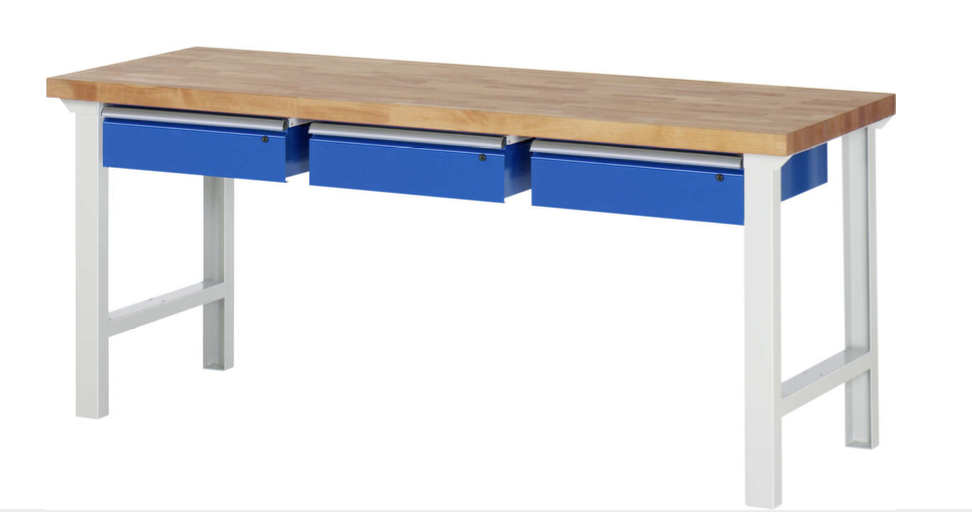 Werkbank 7000 mit 3 Schubladen