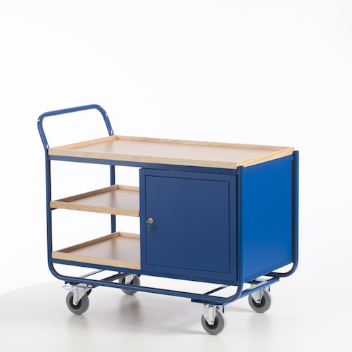 Montagewagen mit Stahlschrank