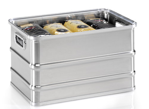Transportkasten aus Leichtmetall, 55 Liter