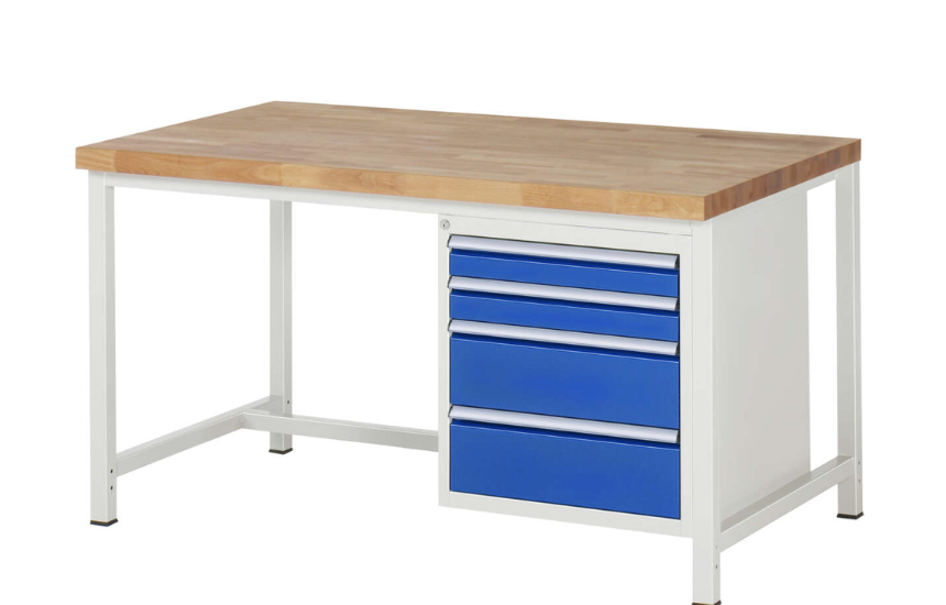 Werkbank 8000 mit 4 Schubladen