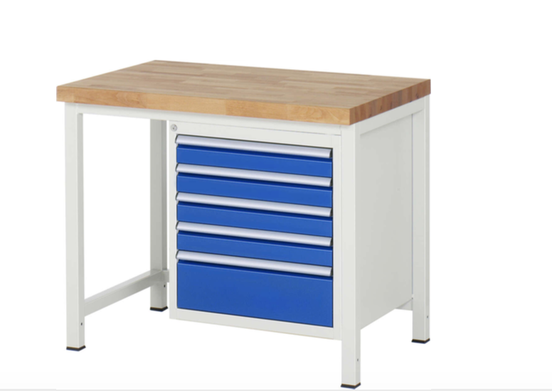 Werkbank 8000 mit 5 Schubladen