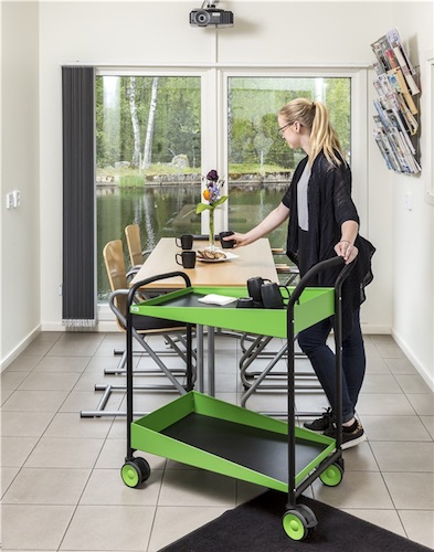 Designer-Tischwagen Konga, grün