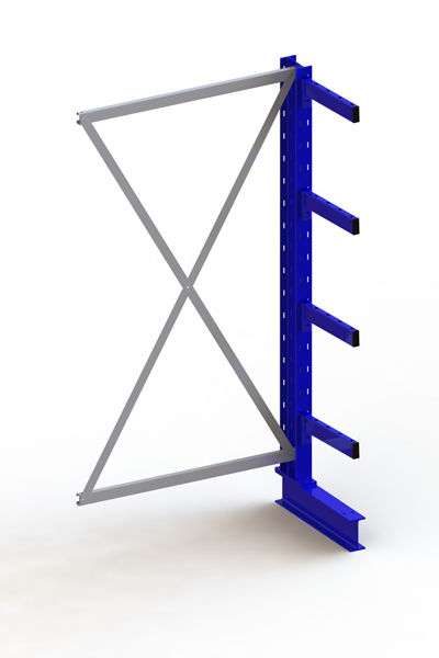 META MULTISTRONG Medium Kragarmregal Anbauregal, 2000x1000x400 mm, einseitig