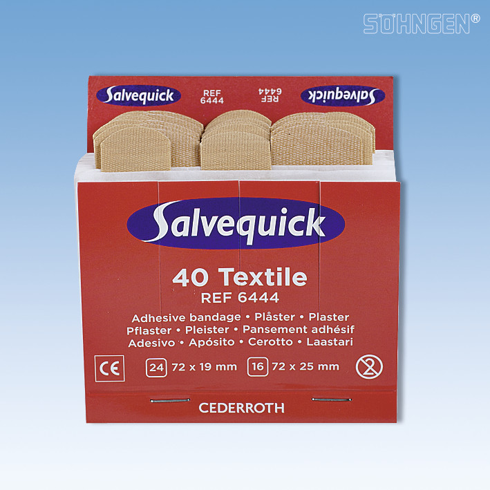 Salvequick Pflaster-Strips elastisch 40 Stk., Ref. 6444