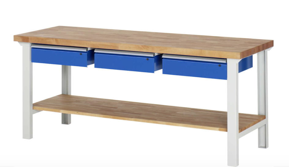 Werkbank 7000 mit 3 Schubladen