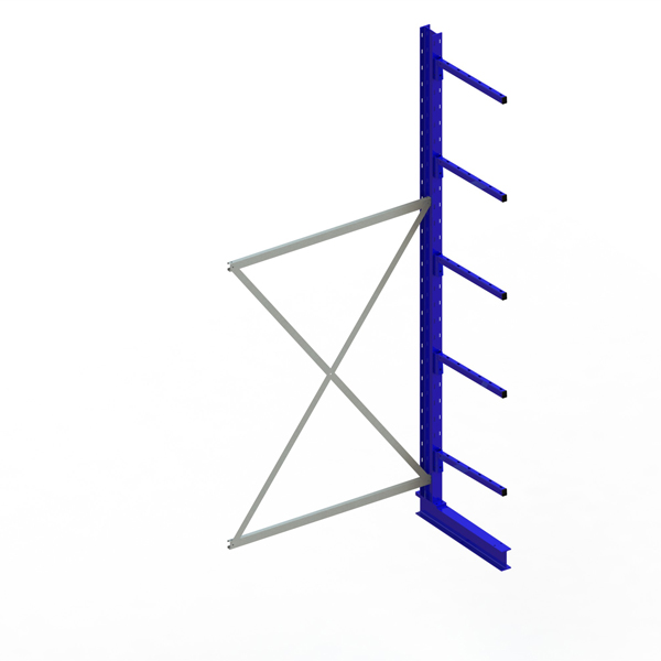 META MULTISTRONG Light Kragarmregal Anbauregal, 3000x1300x600 mm, einseitig