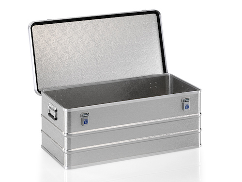 Allzweckbox aus Dekor-Aluminium, 150 Liter