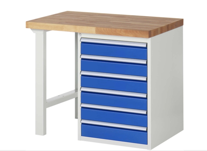 Werkbank 7000 mit 6 Schubladen