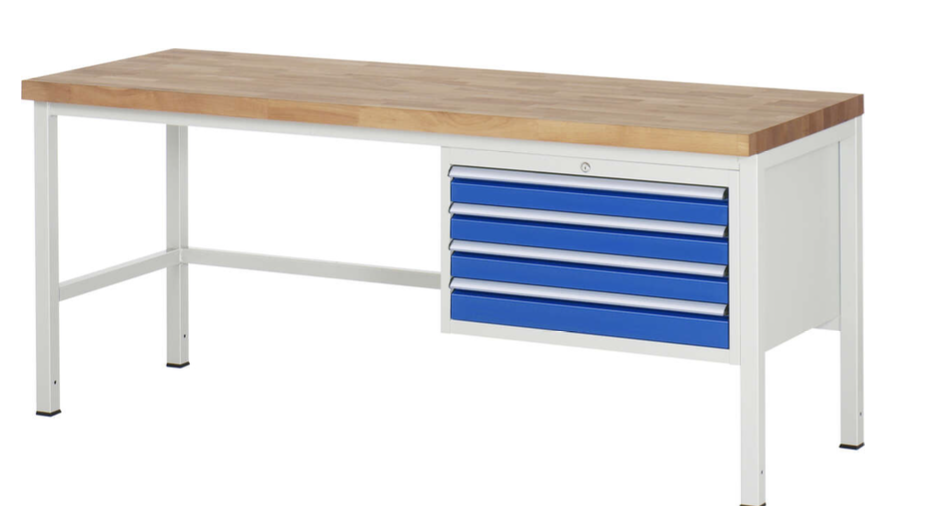 Werkbank 8000 mit 4 Schubladen