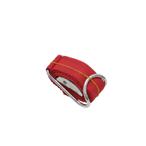 Textilspannband für Rollbehälter, rot