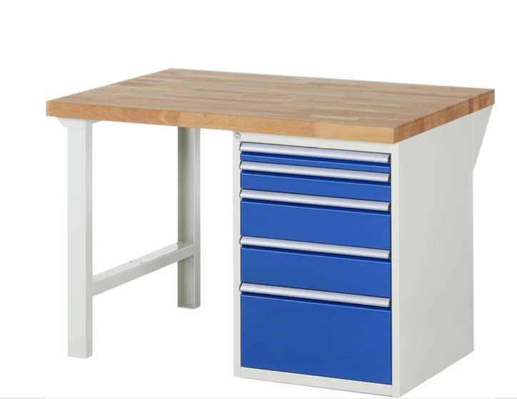Werkbank 7000 mit 5 Schubladen