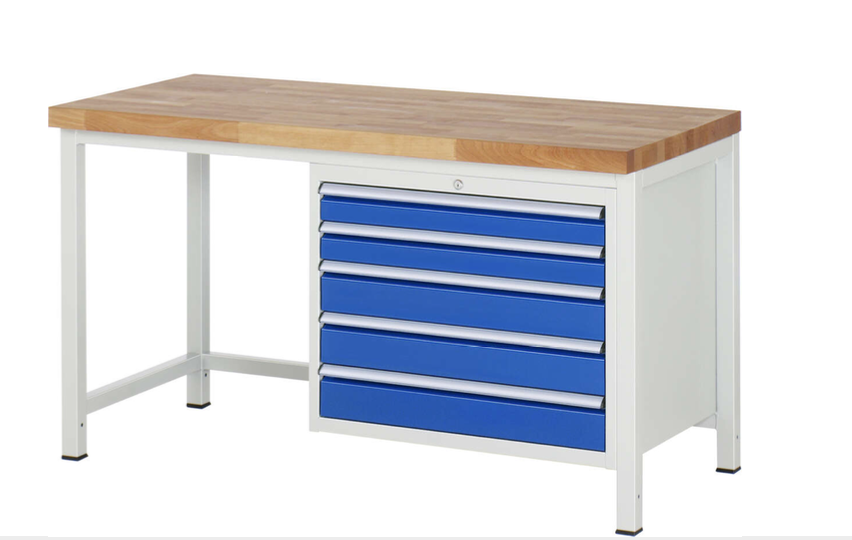 Werkbank 8000 mit 5 Schubladen