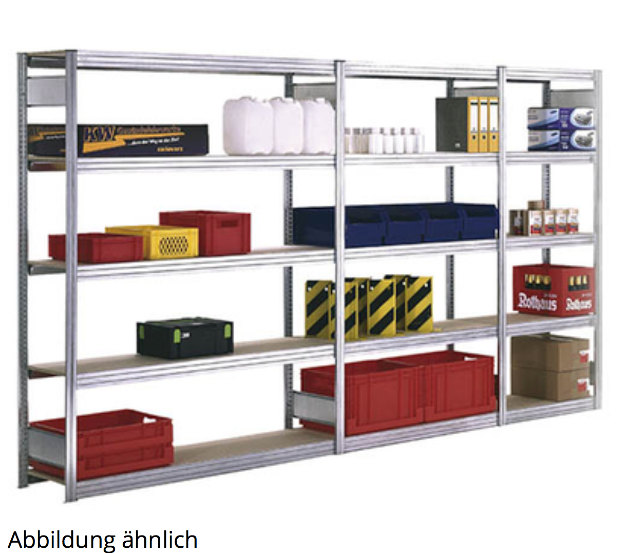Vielzweckregal Anbauregal B 875mm T 300mm H 2000mm