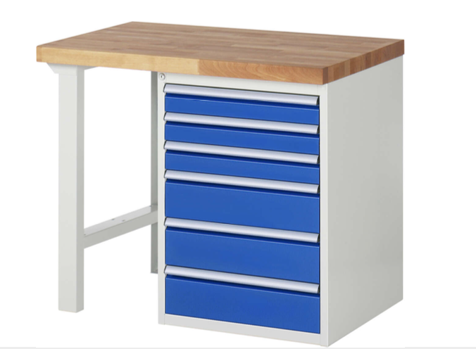 Werkbank 7000 mit 6 Schubladen