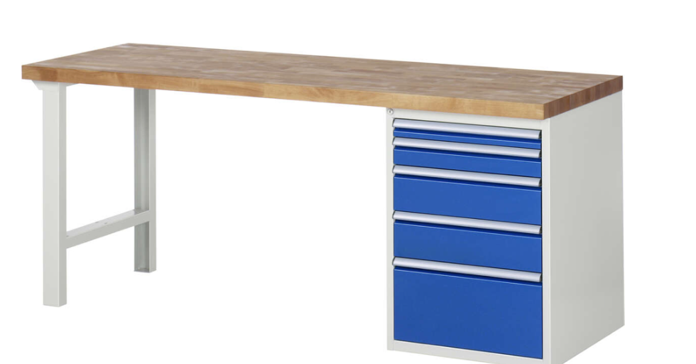 Werkbank 7000 mit 5 Schubladen