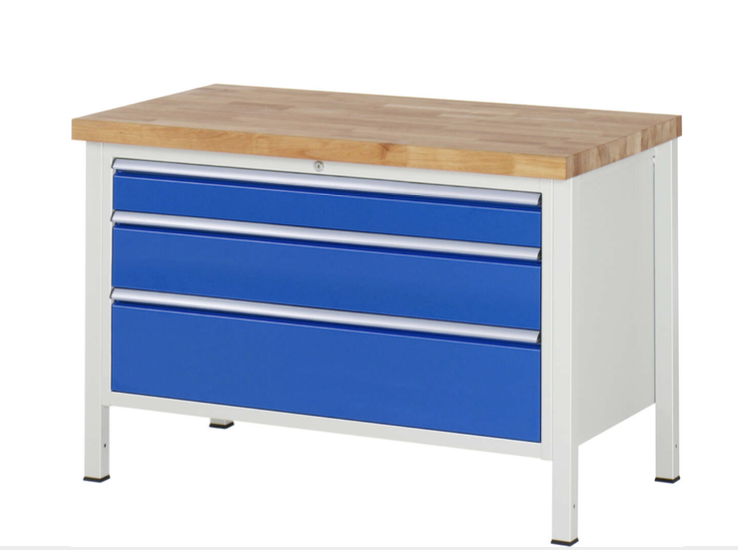 Werkbank 8000 mit 3 Schubladen