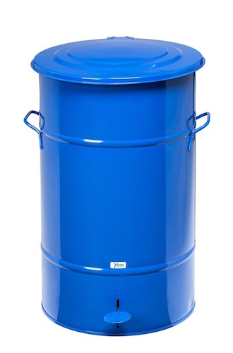 Abfalltonne blau, 115 Liter