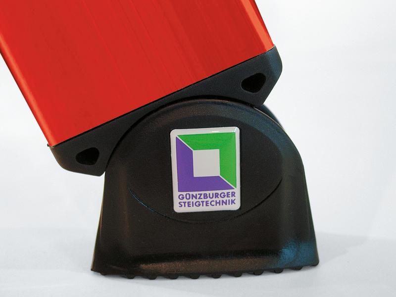 Kunststoff-Stehleiter, beidseitig begehbar, 2 x 4 Stufen