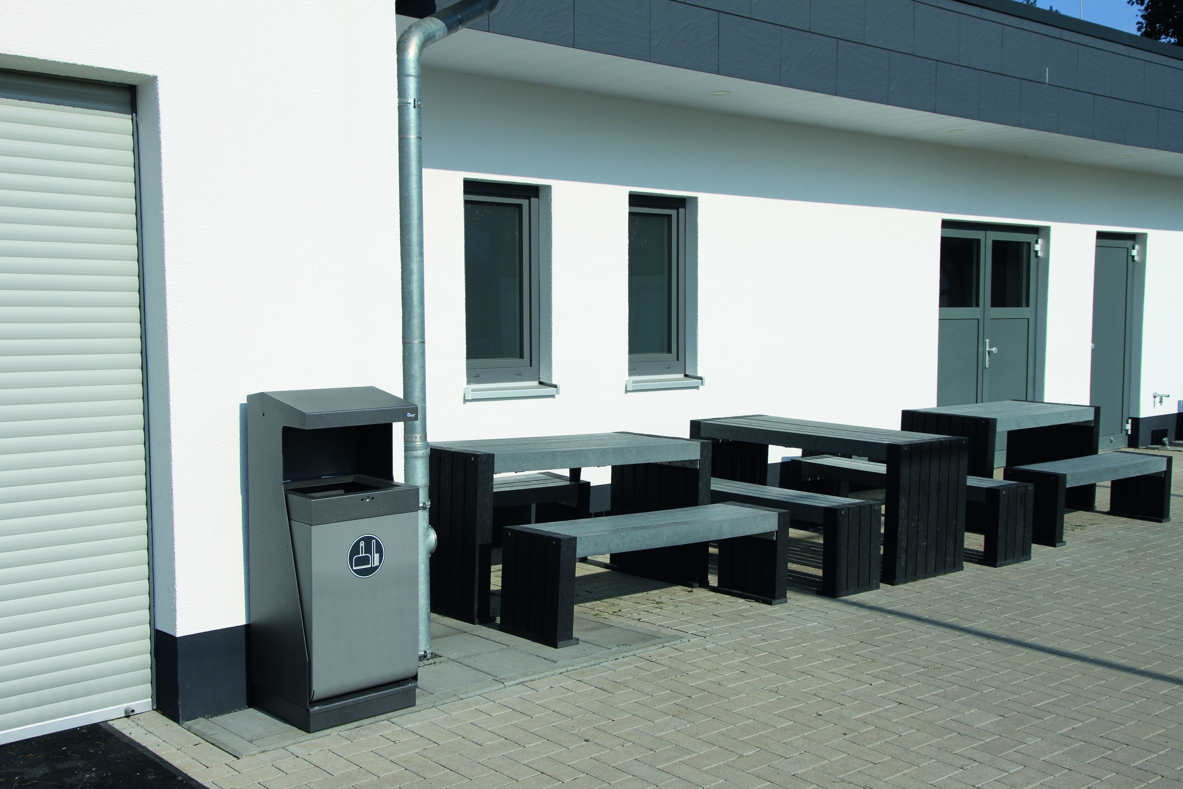 Recycling-Abfallsammler für Außenbereiche