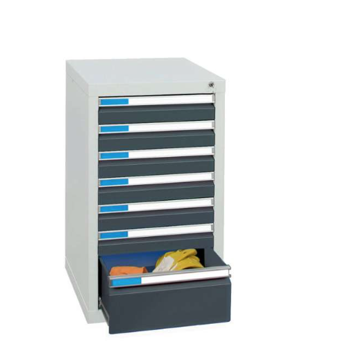 Schubladenschrank Serie ESTA-1, Teleskopauszug