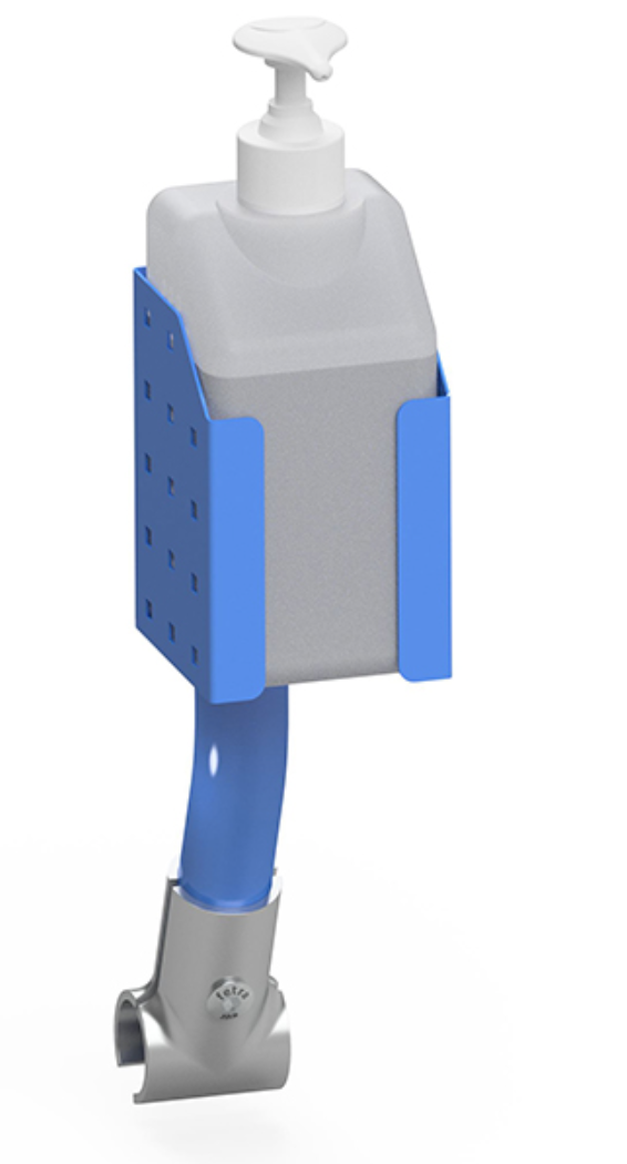 Desinfektionsmittelhalterung wahlweise für Bode-Flasche 1000ml Inhalt